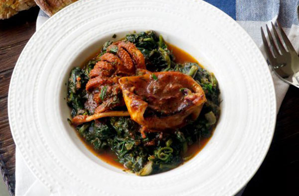 soupies me spanaki i maratho