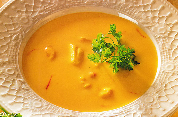 psarosoupa me safran
